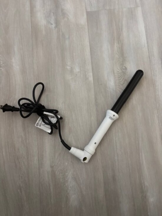 L'ange Hair Curling Wand HT015B Lange Curling Iron 1 Inch Titanium - Picture 2 of 3